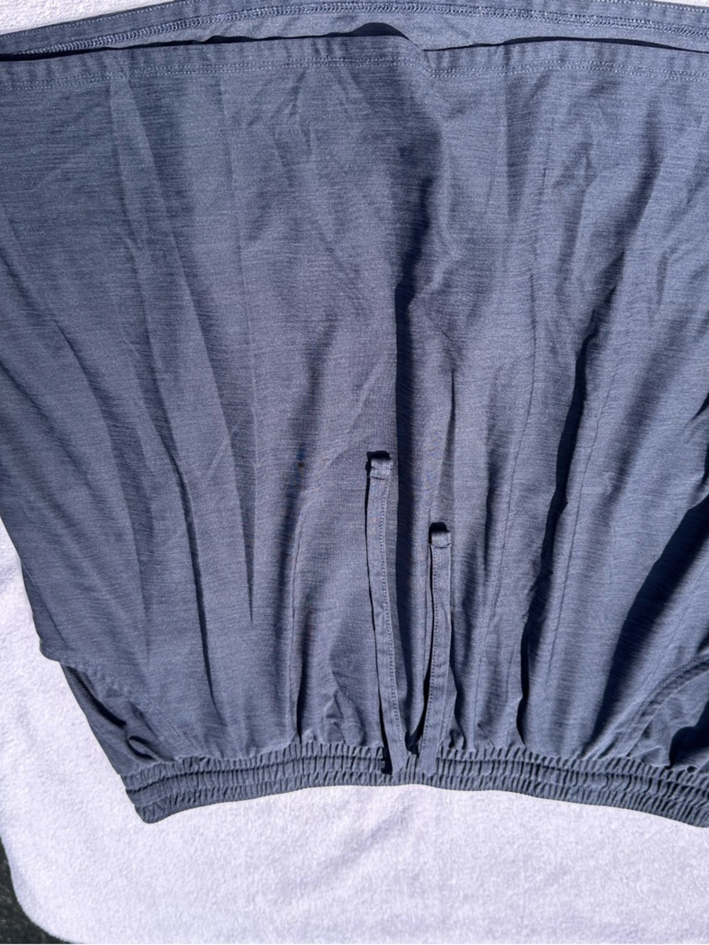 Charcoal navy  Drawstring Waist Skort